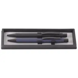 Veneer Black & Blue Pen Set Display